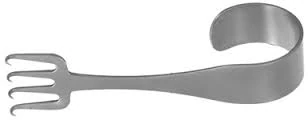 Miltex Freeman Facelift Retractor, 7in Petite Offset Prong, 7/8in Wide, Stainless Steel
