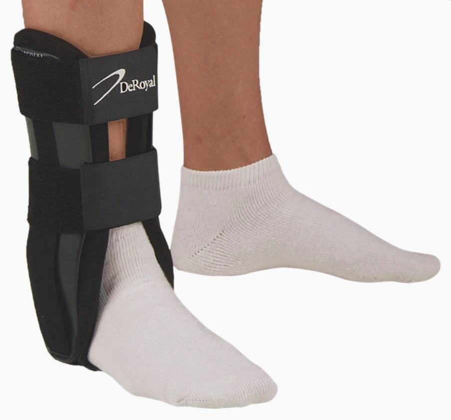 DeRoyal Confor Flex-N-Fit Stirrup Ankle Brace, Adult, Polyurethane, 10"