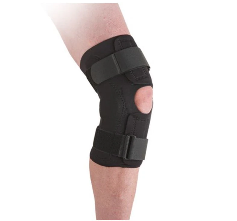 Ossur Wraparound Support Knee Brace, Neoprene, Black, Size 2X-Large (17-18")