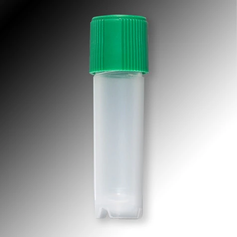Globe Scientific Polypropylene Sample Tube, 2mL, Non-Graduated, Clear, Non-Sterile, Round Bottom, Self-Standing, External Thread, 1000/Case