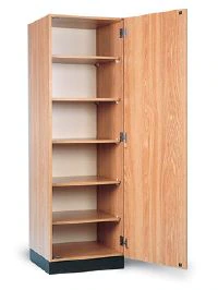 Hausmann Industries Oak Wood Storage Cabinet