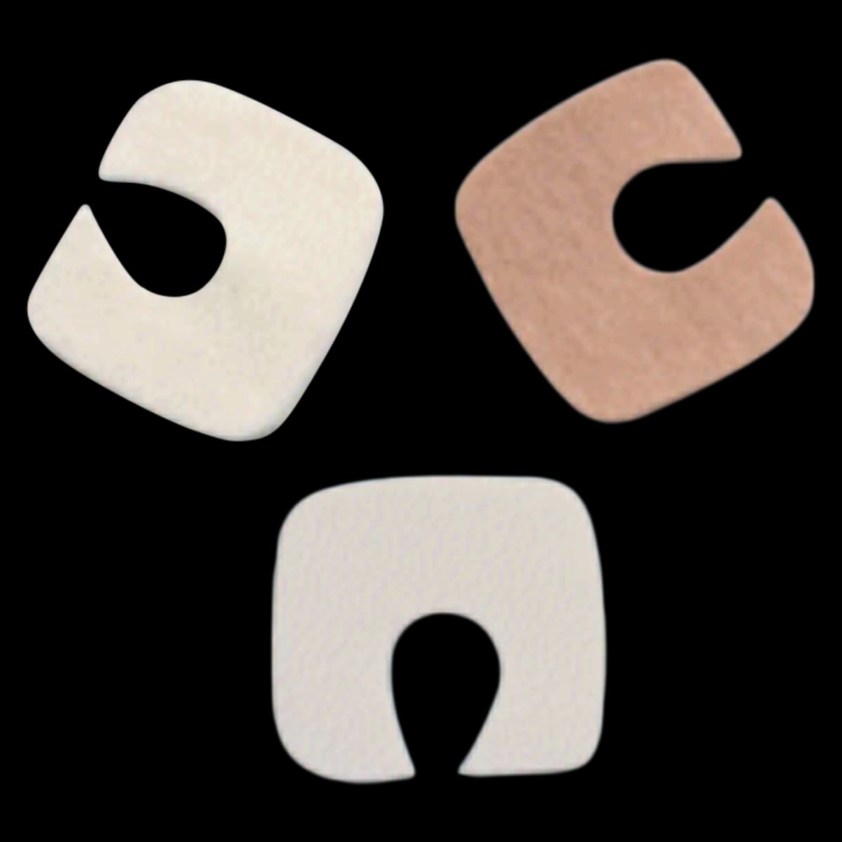 Creative Foam Corporation Orthopedic Toe Foam Pad, White