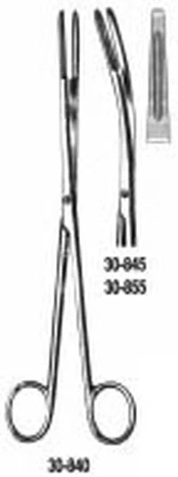 Miltex Maier Dressing Forceps, Curved, 10"