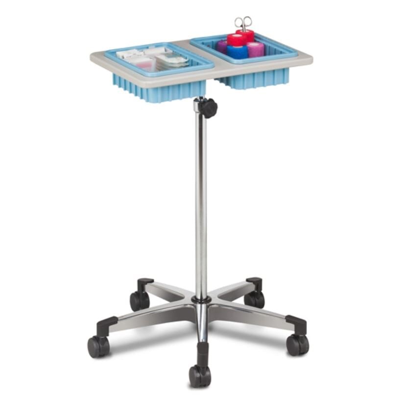 Clinton Industries Phlebotomy Tray Stand, Adjustable 30-38"