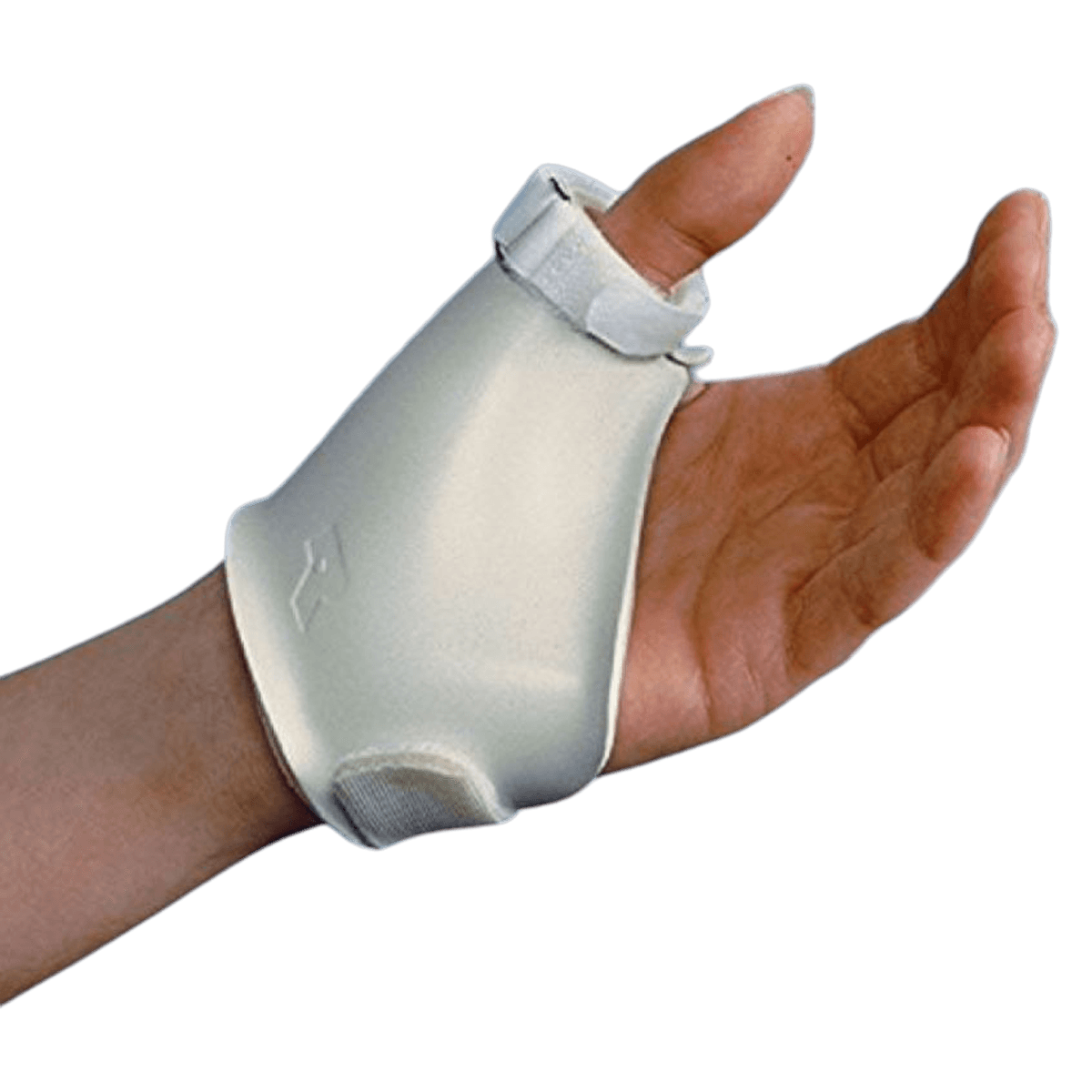Rolyan Light Spica Splint Wrist/Thumb, Polyform, Size Large, Left, 4" and Up