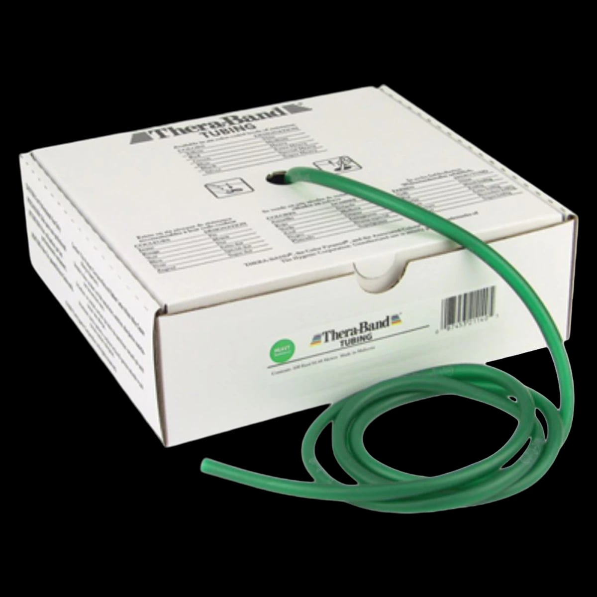 Thera-Band Exercise Tubing, 100 ft, Green, Heavy Resistance