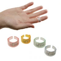 IC Care MeasuRing Finger Ring Dosimeter, Left Hand, Large, Monthly Monitoring Service (12/year), Size 11