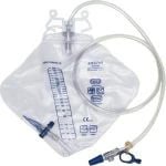 AMSure Urinary Drainage Bag, 2000mL, Disposable, Anti-Reflux Device