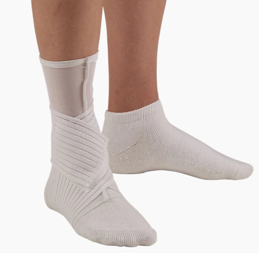 DeRoyal Figure 8 Ankle Compression Support Brace, X-Large, Elastic/Mesh, 12.5-14"