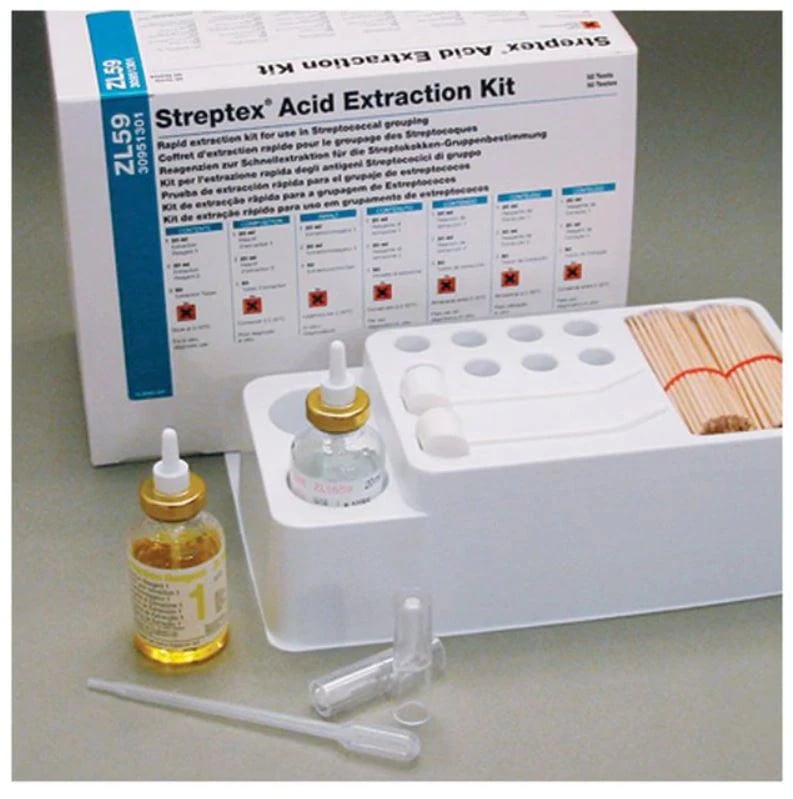 Remel Streptex Acid Extraction Kit, 50 Tests/Kt