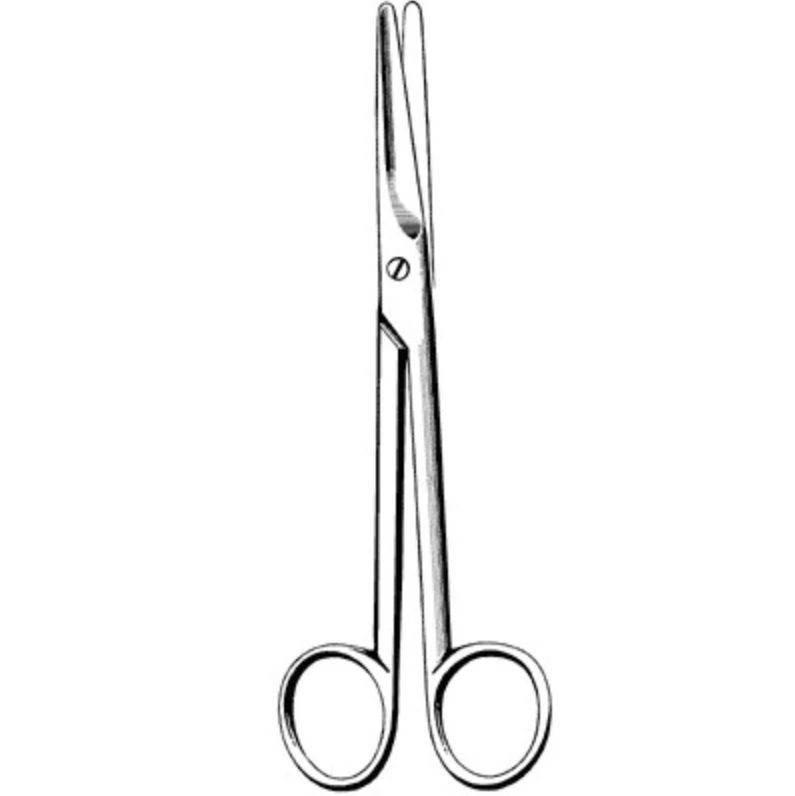 Sklar Surgi-OR Mayo Dissecting Scissors, Straight, 6-3/4", Stainless Steel, Non-Sterile, Reusable, Each