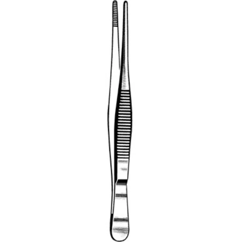 Sklar Instruments Dressing Forceps, Serrated, 5"