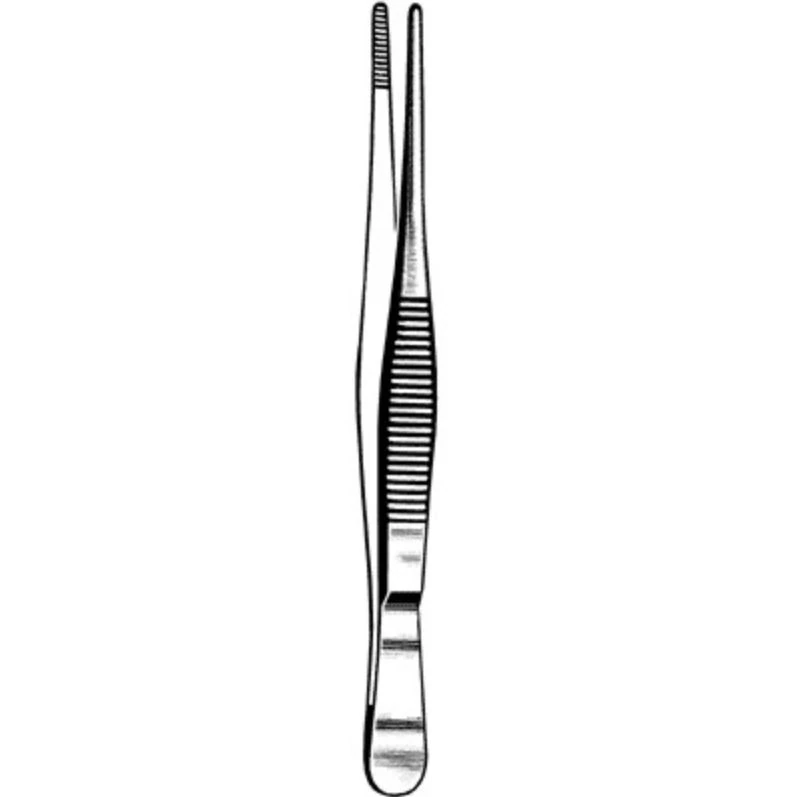 Sklar Surgi-OR Dressing Forceps, Serrated, Straight, 8" Stainless Steel, Each