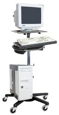 Omnimed Stand Transport Beam with 5 Wheels