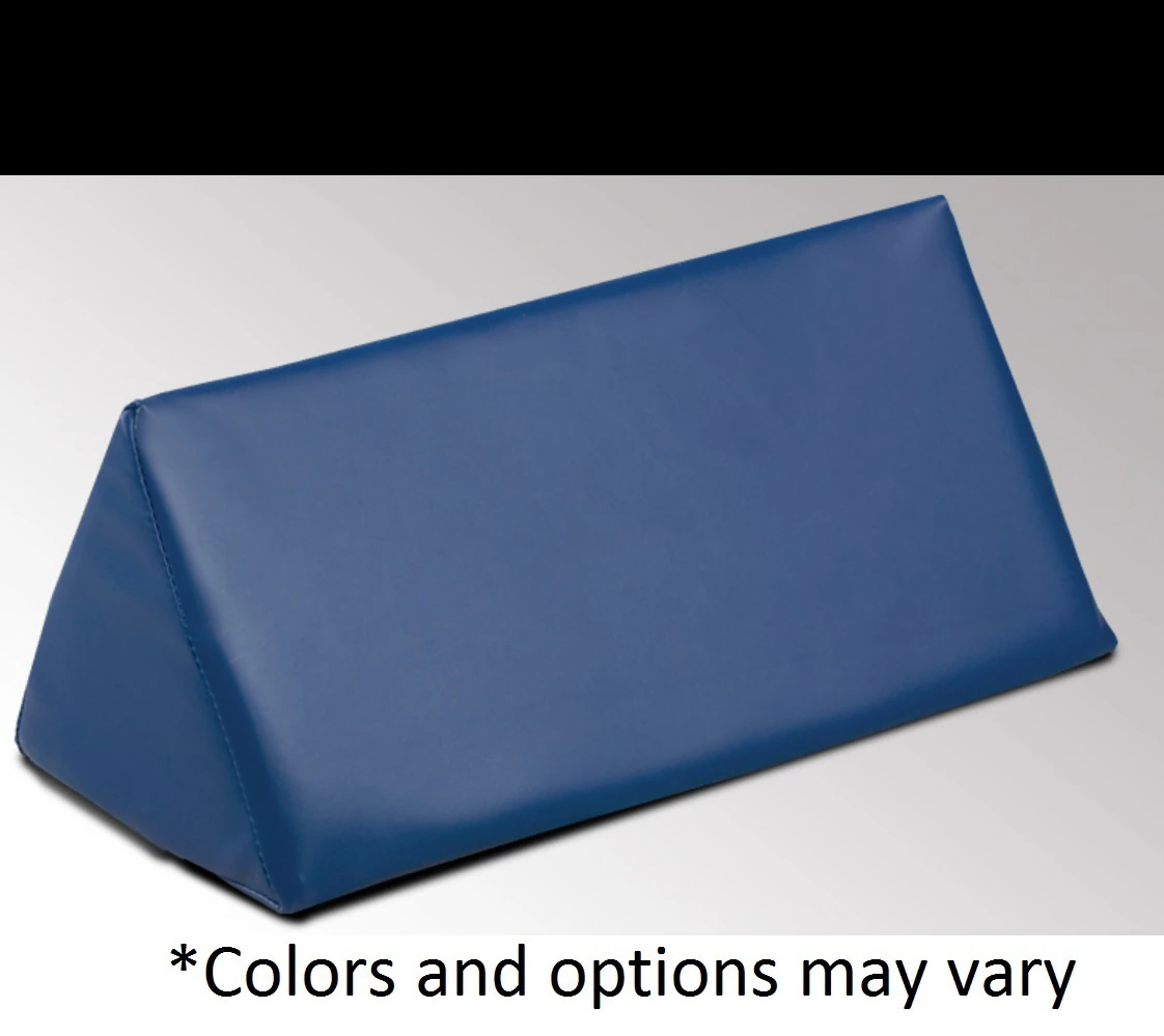 Clinton Industries Positioning Wedge Pillow, Vinyl Cover, Black, 16 x 8 x 8 in