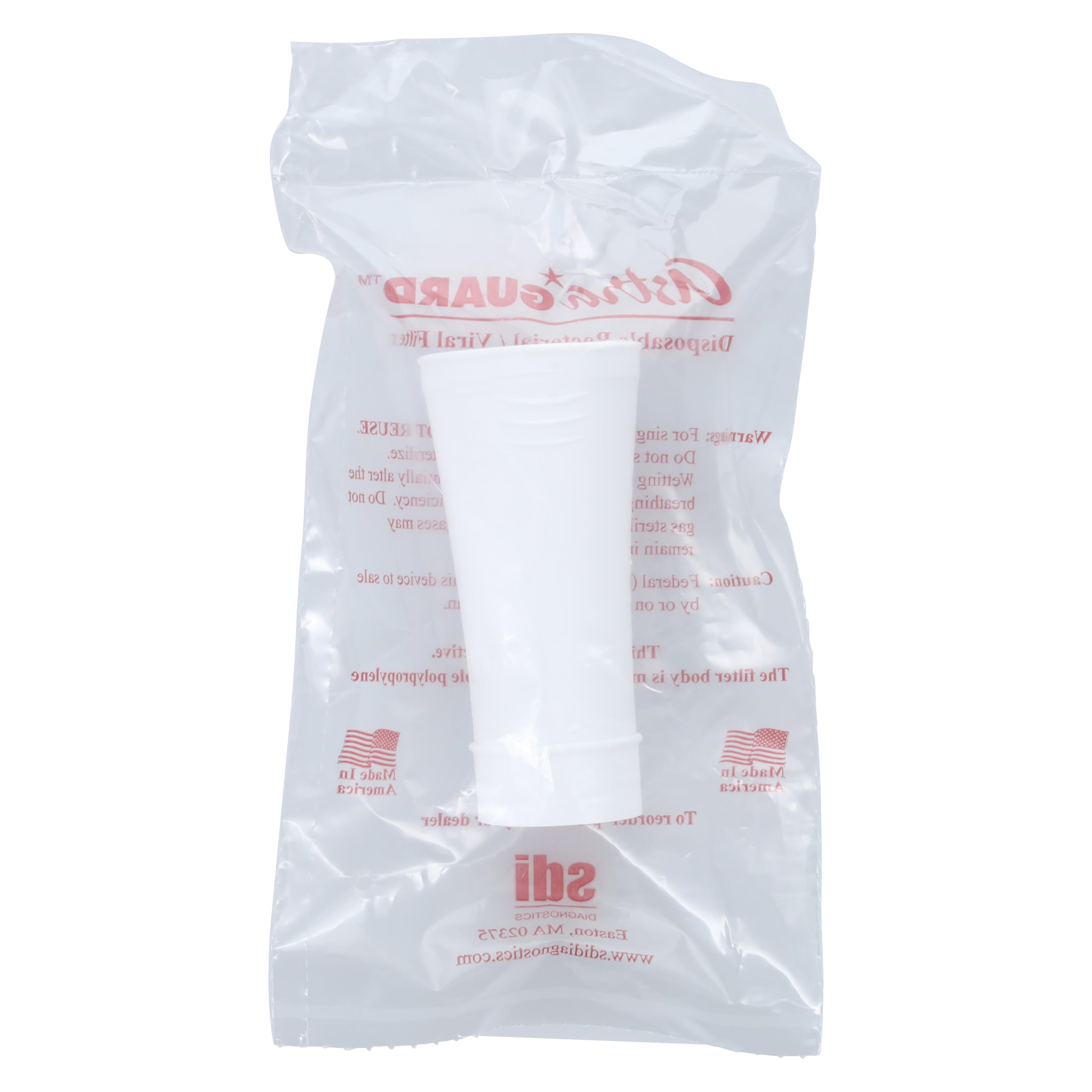 SDI Diagnostics AstraGuard Bacterial/Viral Filter for Spirometer, 100/Box