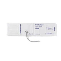 Welch Allyn FlexiPort Blood Pressure Cuff, Size 13 (Thigh), White/Brown, Latex-Free, 20/Package