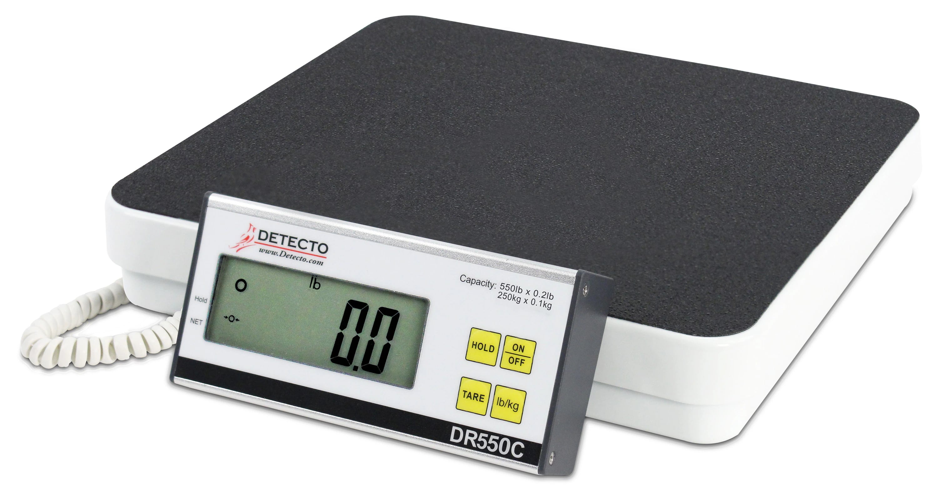 Detecto Digital Platform Scale, 550 lb Capacity