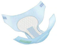 Cardinal Wings Super Incontinence Brief, Unisex Adult, 2X-Large, 65-78", Maximum Absorbency, Refastenable Tabs, Green, 48/Case