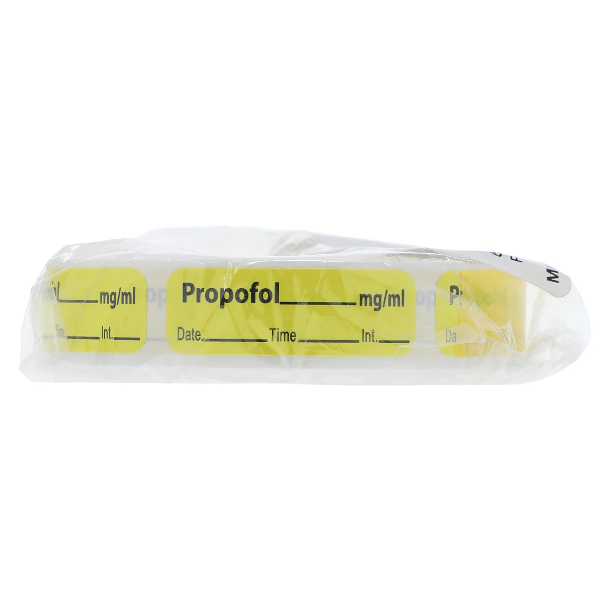 Label Propofol Anesthesia Tape DTI, Yellow, 1-1/2" x 1/2", 600/Roll