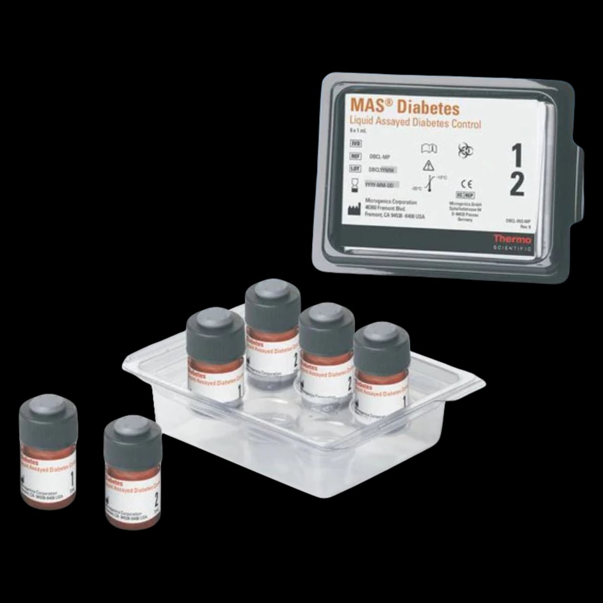 MAS Diabetes Bi-Level Control, 6 x 1 mL Multi-Pack