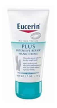 Eucerin Advanced Repair Hand Cream, Fragrance-Free, Dye-Free, 2.7 oz Tube, 12/Case