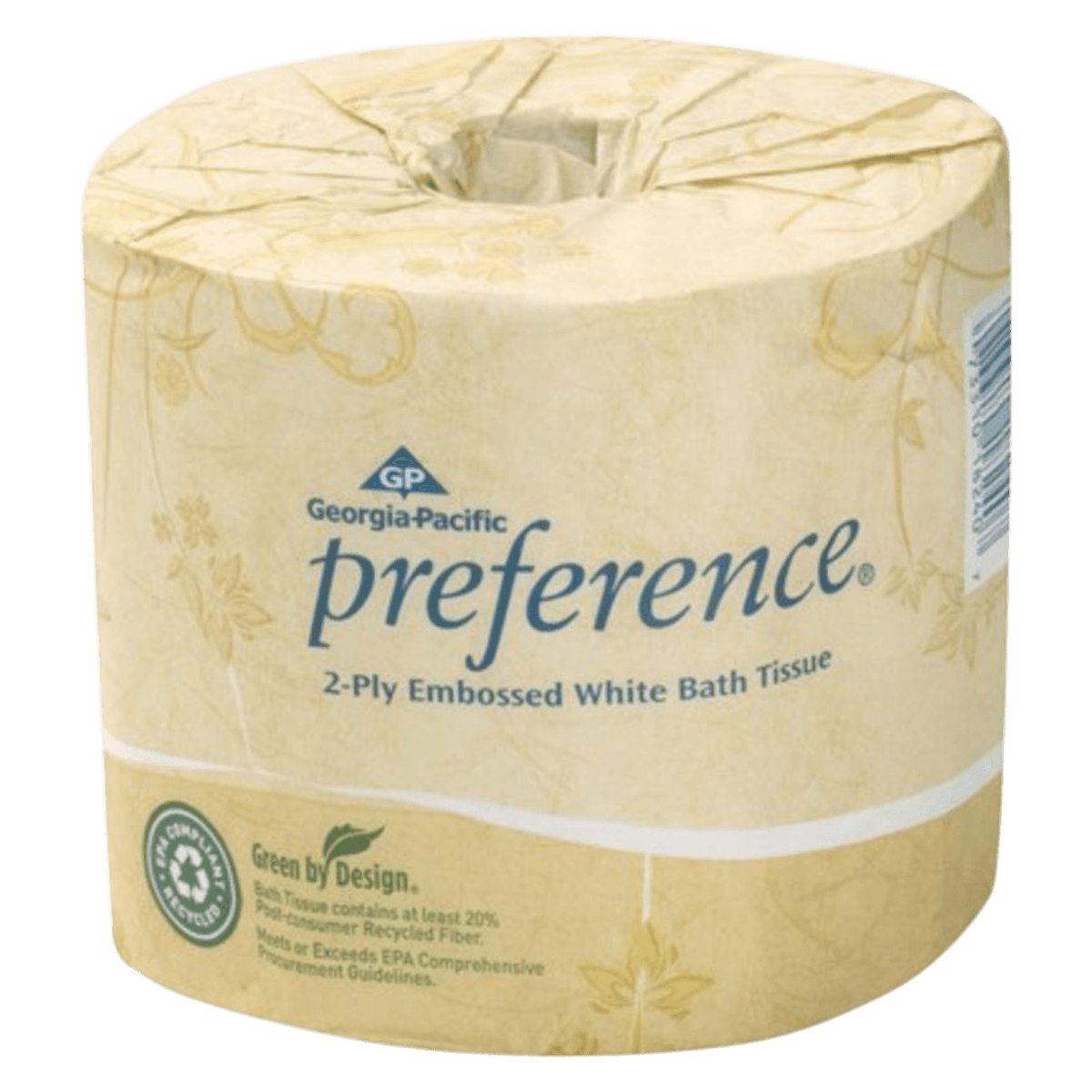 Pacific Blue Select Standard Toilet Paper, 2-Ply, White, Embossed, 550 Sheets/Roll, 80 Rolls/Box