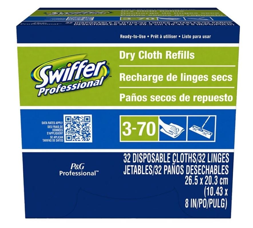 Swiffer Dry Refill, Unscented, 32/Pack