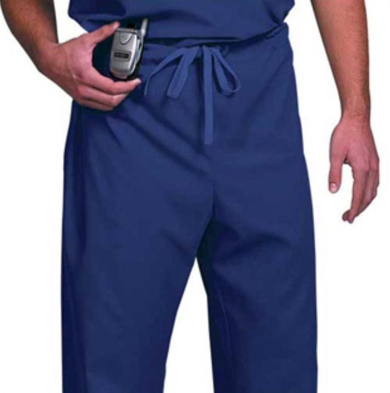 Fashion Seal Scrub Pant Unisex Drawstring, Cobalt Blue, X-Small, 65% Polyester/35% Cotton, 78851