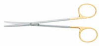 Metzenbaum Scissors, Curved, 5-3/4" (14.6 cm), Stainless Steel, Non-Sterile, Reusable