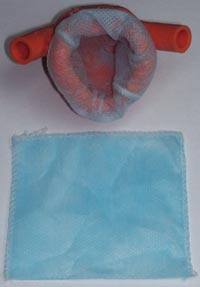 Safe-Hood Nasal Hood Liners, Disposable, Blue, 50/Bag