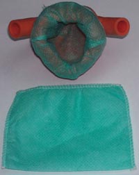 Safe-Hood Nasal Hood Liners, Disposable, Green, 50/Bag