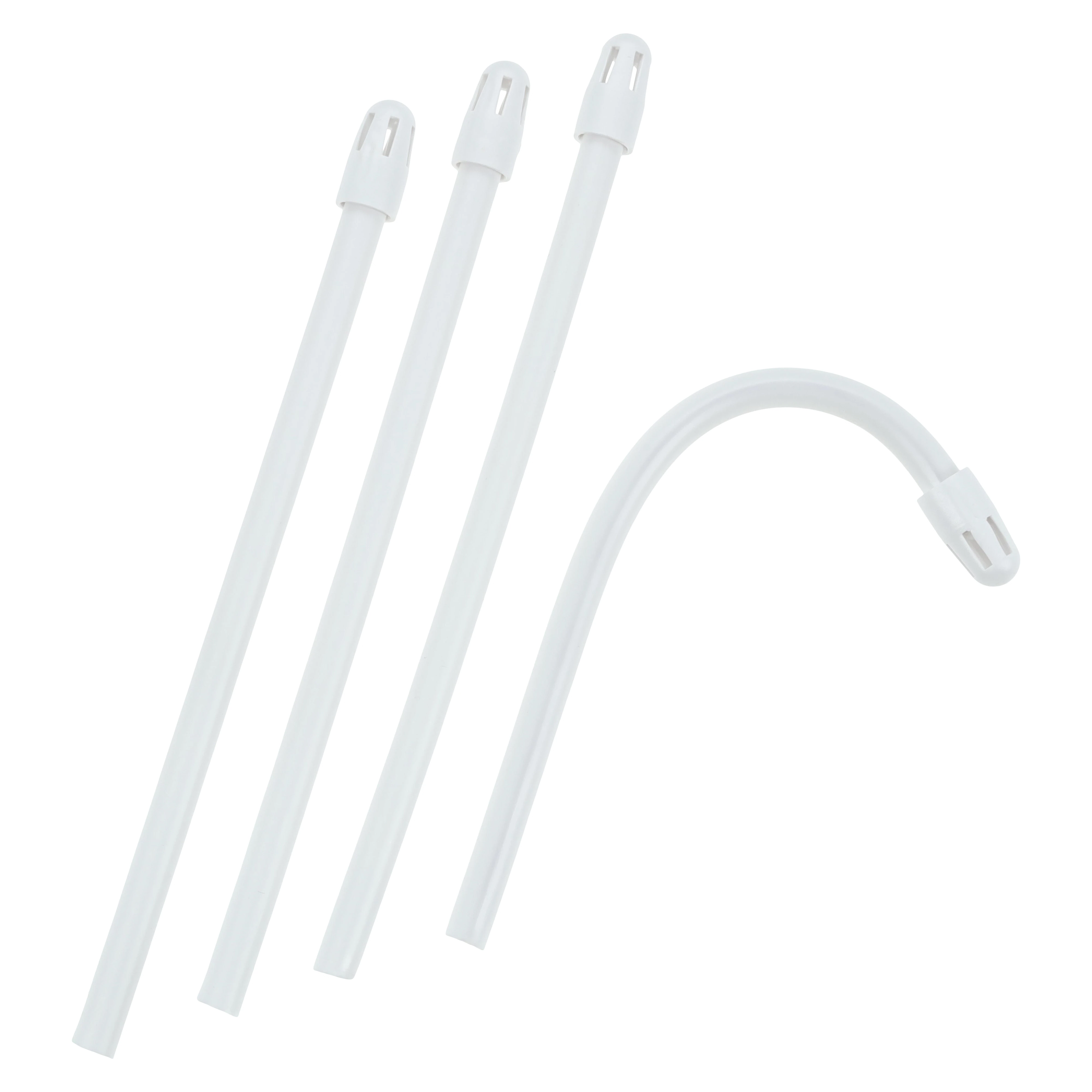 Comfort Plus Premium Saliva Ejectors, White/White, Unscented, Latex-Free, 100/Bag, ZWWCP