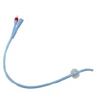 Dover 2-Way Foley Catheter, Large Coude Tip, Silicone, 14 Fr, 5 cc Balloon