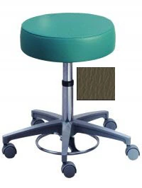 Brewer Millennium Series Airlift Surgeon's Stool, Gunmetal, 250 lb Capacity