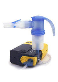 Pari Trek Portable Compressor Nebulizer System with Car Adapter, Reusable, Includes Chargers, Battery, and Filters