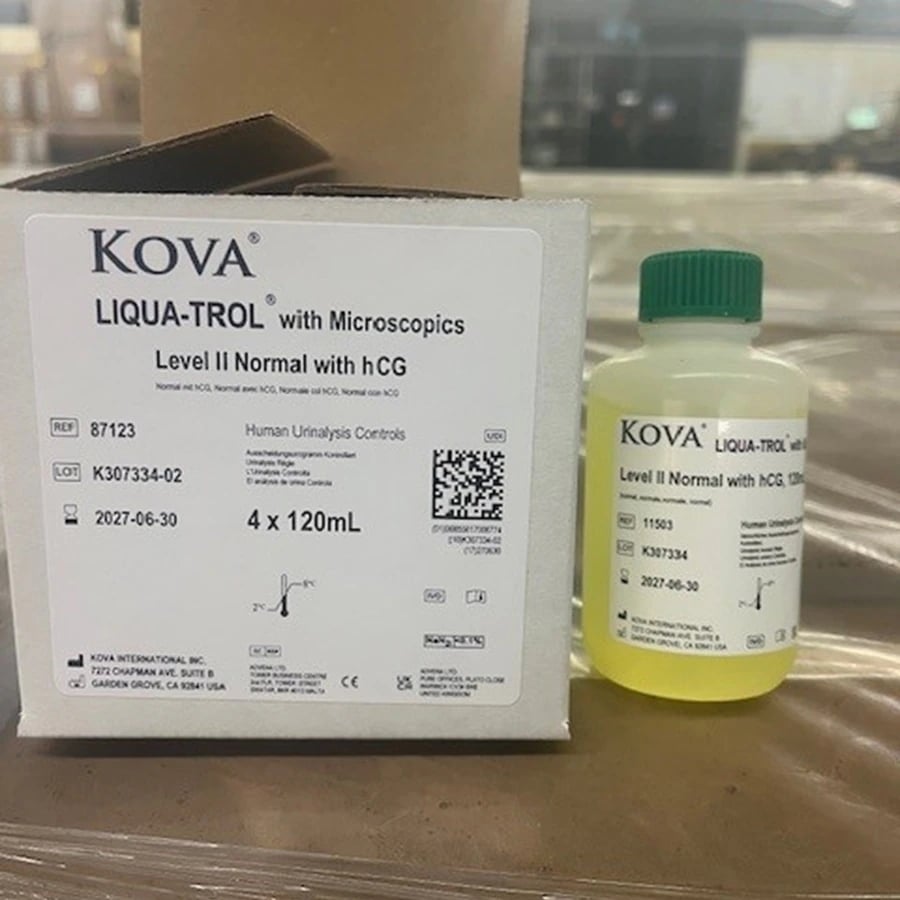 KOVA Liqua-Trol Multi-Analyte Level 2 Normal Control, 4 x 120 mL Bottles, 4/Box