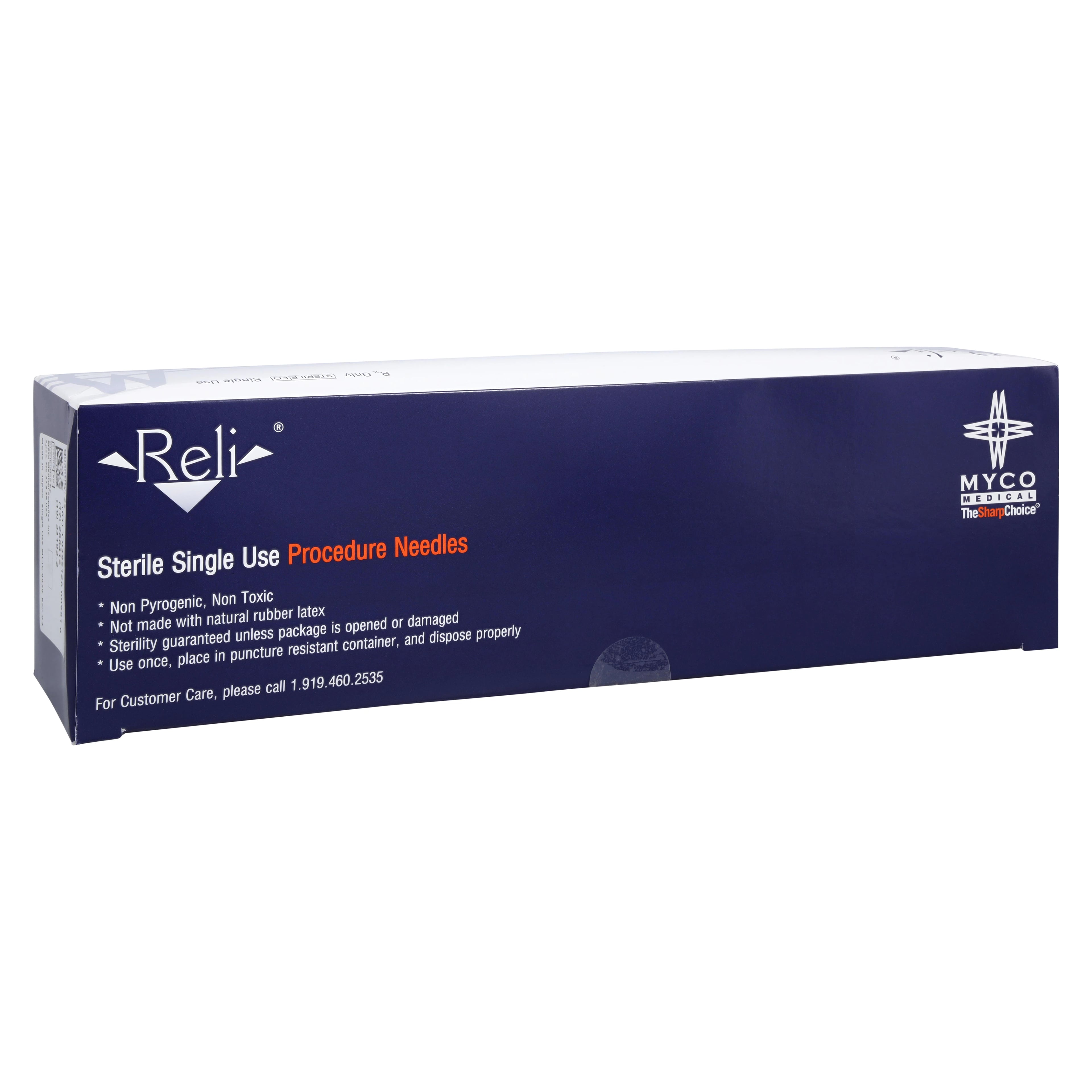 Myco Medical Spinal Needle, 22G x 6", Quincke, Short Bevel, Sterile, 25/Bx
