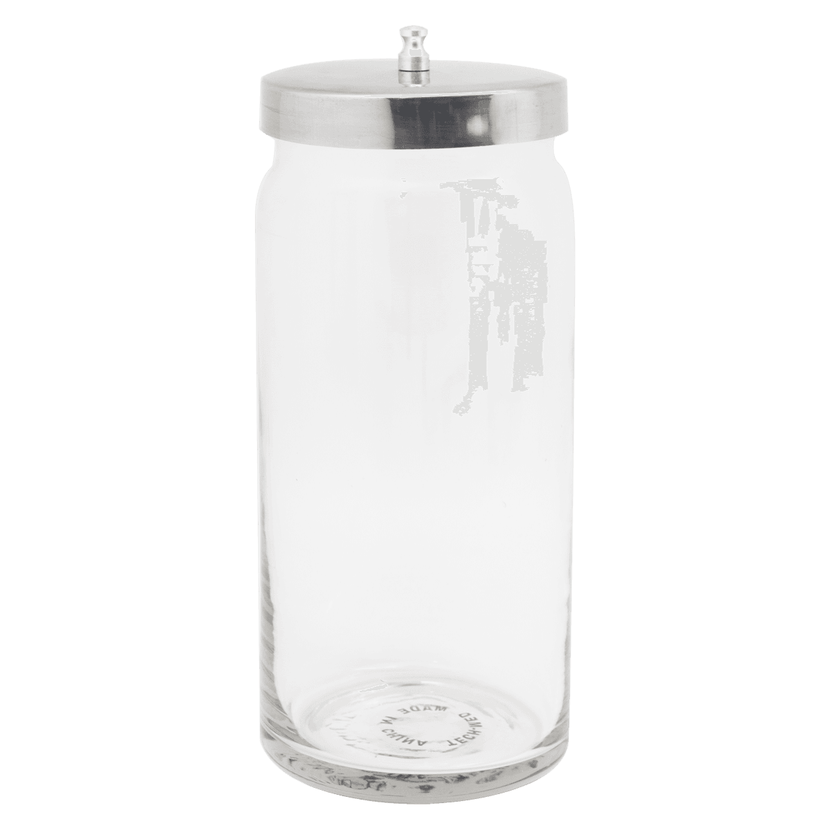 Tech-Med Glass Dressing Jar with Stainless Steel Lid, 3" x 3", 1 Each, 4014