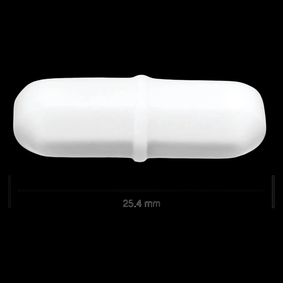 Fisherbrand Magnetic Stir Bar, White, 0.31 x 1 inch, Each