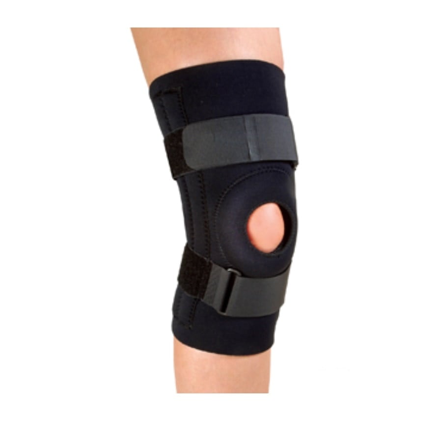 Hely & Weber Adult Neoprene Knee Compression Brace, Large (14-15"), Black