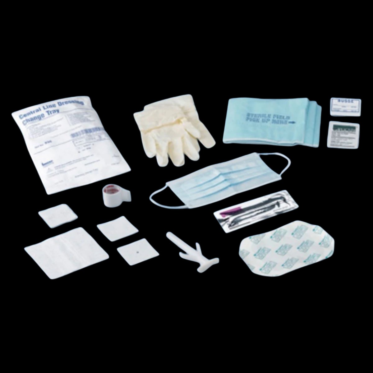 Busse Hospital Disposable Central Line Dressing Change Tray