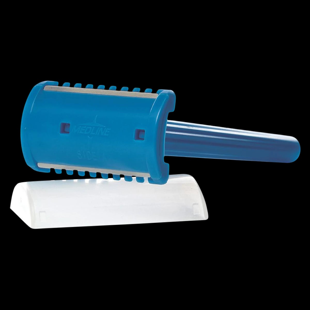 Medline Razor Shave Prep, 2-Sided, Non-Sterile, Disposable, Blue
