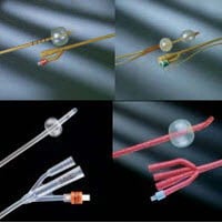 Bard Lubri-Sil 2-Way Foley Catheter, Coude Tip, Silicone, 16 Fr, 5 cc Balloon
