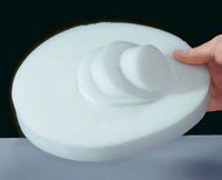 AliMed Super Donut Foam Positioner, Flat Donut, White, 10" x 9" x 1"