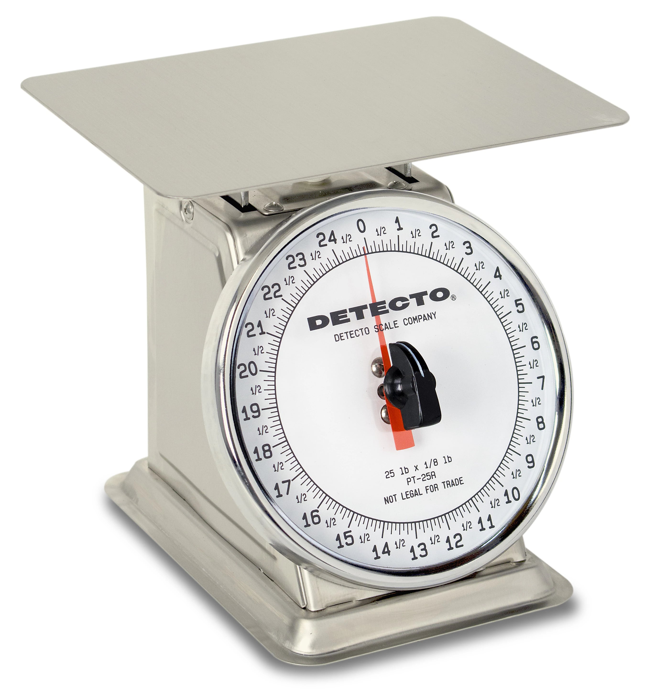Detecto Mechanical Rotating Dial Scale, 25 lb Capacity
