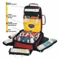 Thomas Transport Packs ALS Medical Roller Bag, Black