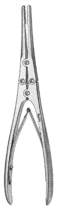 Miltex-Integra Morselizer Septum Forcep, Straight, 7-5/8"