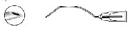 Needle Retrobulbar Visitec, Atkinson/Straus Cannula Curved