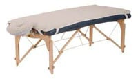 Earthlite Massage Table Fleece Pad, White, Basic Accessory Pad